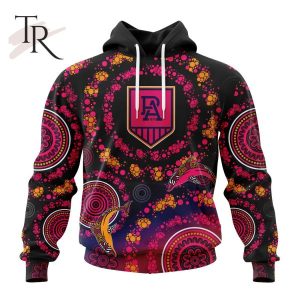 Customized AFL Port Adelaide Football Club Special Pink Breast Cancer Design Hoodie 3D