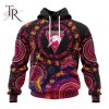 Customized AFL Sydney Swans Special Pink Breast Cancer Design Hoodie 3D
