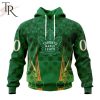 Personalized NHL Toronto Maple Leafs Full Green Design For St. Patrick’s Day Hoodie